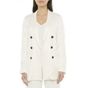 Worthington Off-white Double Breasted Petite Blazer XXL